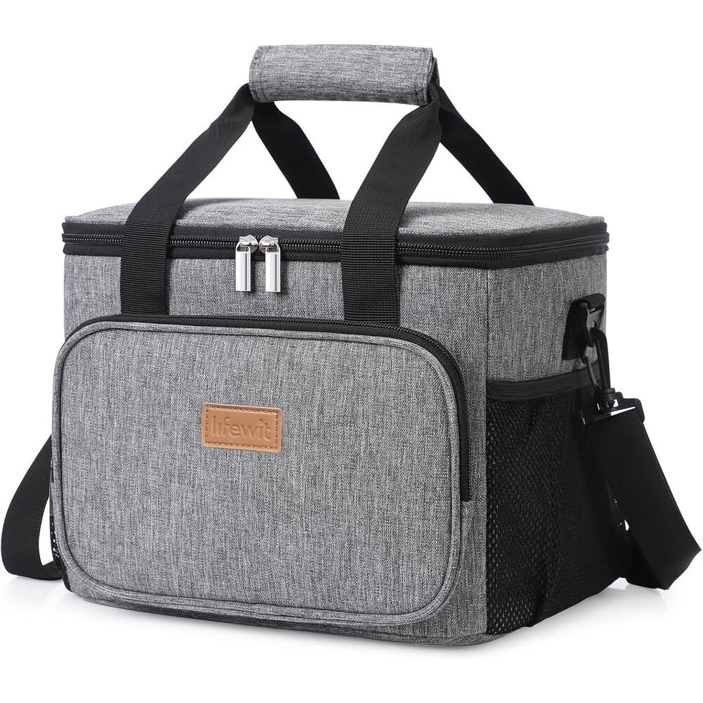 Lunch Bag 15L Insulated Cooler Tote Leakproof Thermal for Men Women